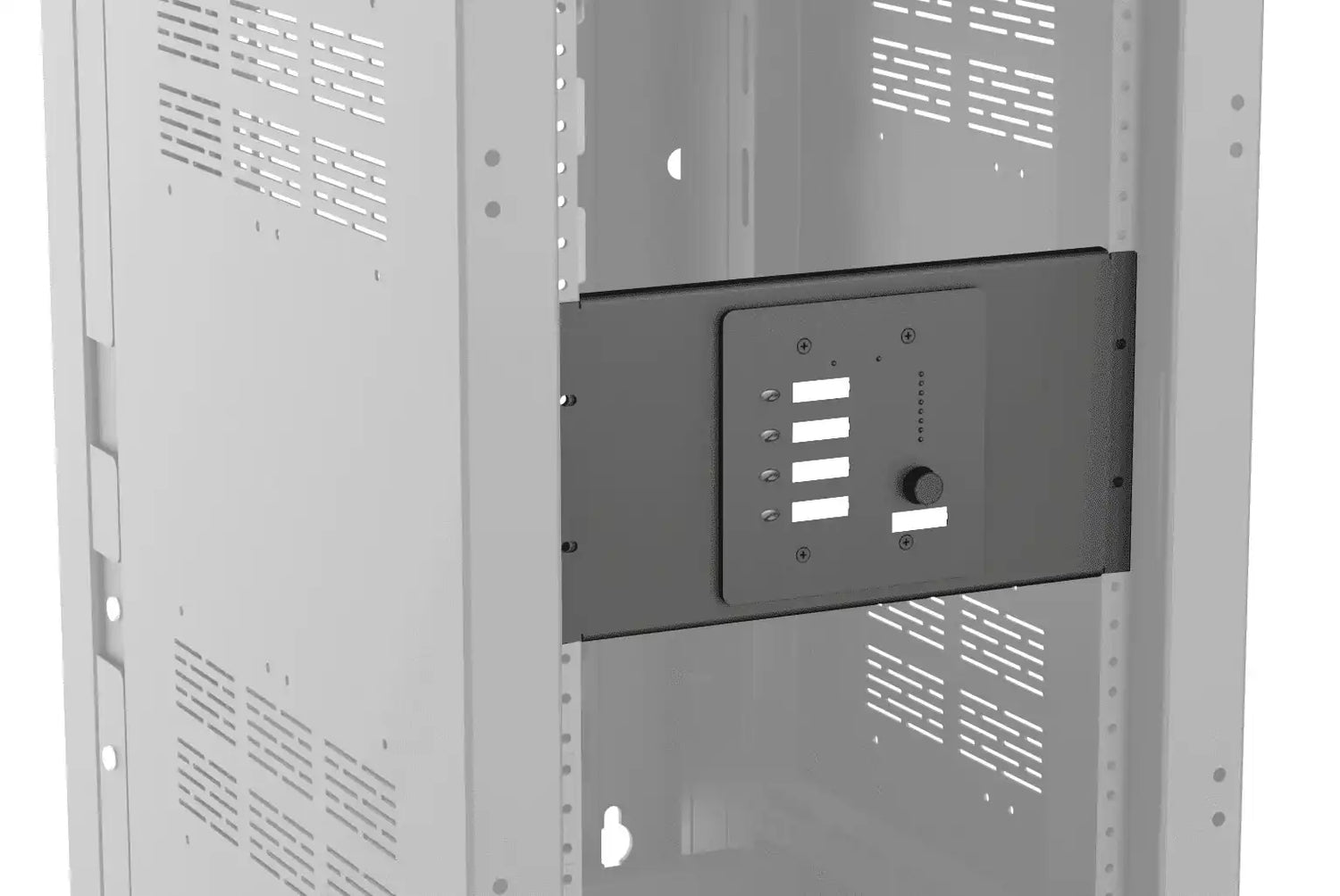 Atlas Sound BB-PLT-PNL-HR 3RU Half-Rack Mount Kit for Single BlueBridge® Wall Controller Racks AtlasIED