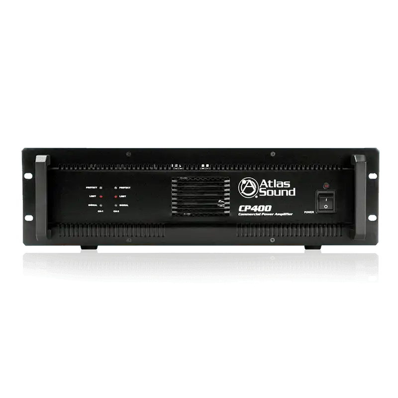 Atlas Sound CP400 Dual-Channel, 400-Watt Commercial Power Amplifier Audio Amplifiers AtlasIED