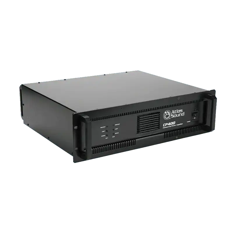 Atlas Sound CP400 Dual-Channel, 400-Watt Commercial Power Amplifier Audio Amplifiers AtlasIED