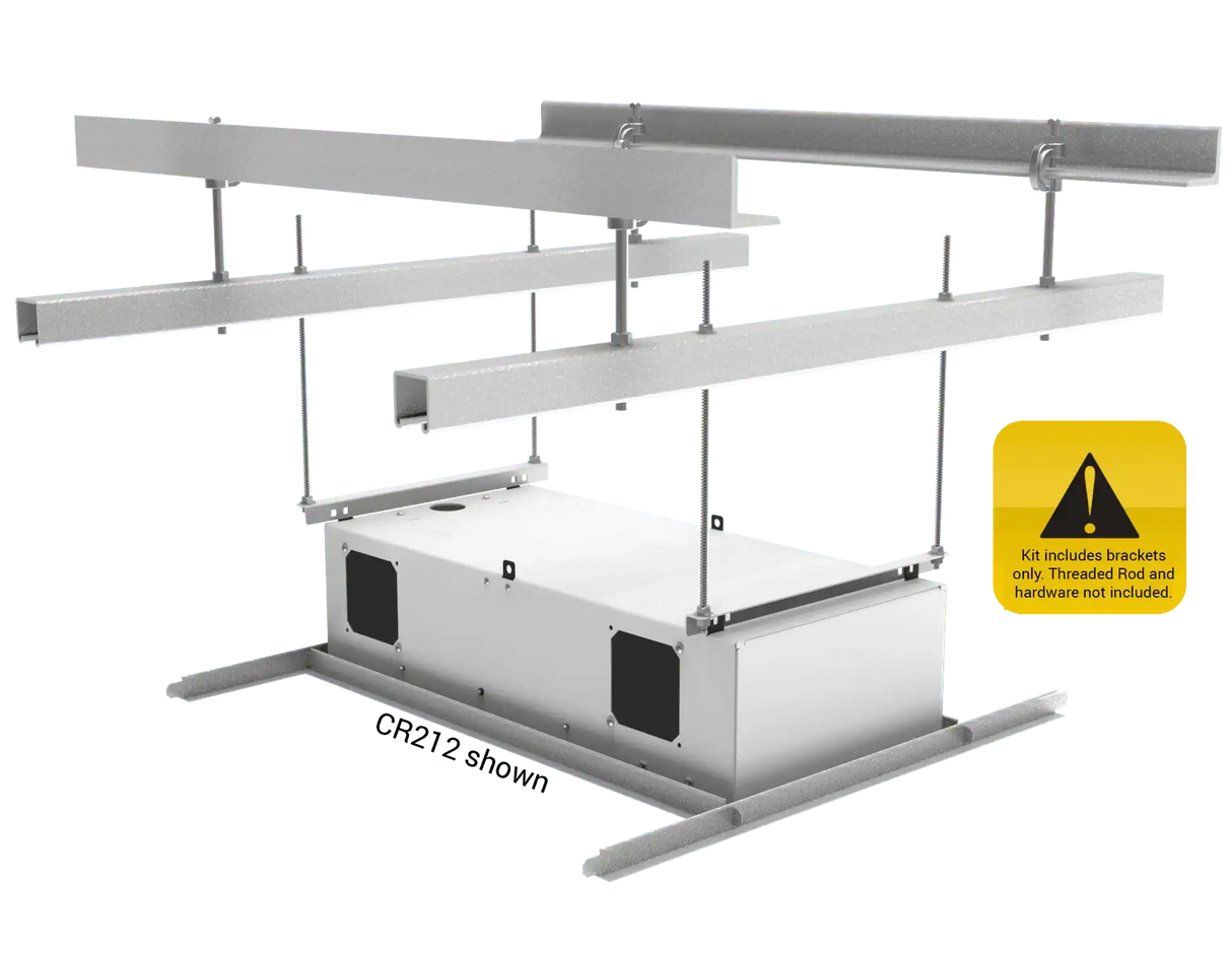 Atlas Sound CR222TRK CR Series Optional Threaded Rod Installation Kit for CR222 Versions Racks AtlasIED