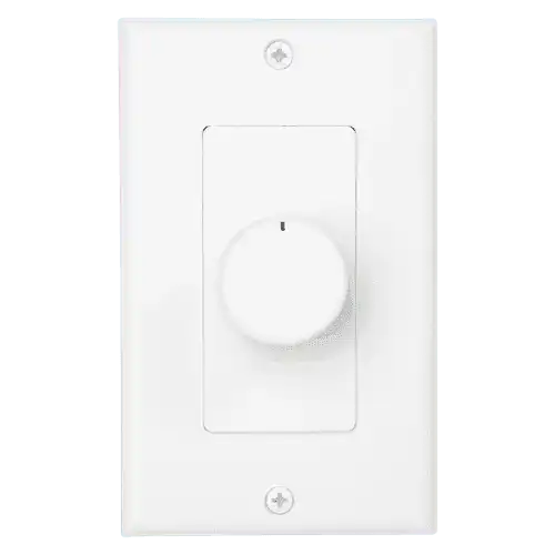 Atlas Sound DAT35ST70 70V Stereo Attenuator with Decora-Style Plate Intercoms AtlasIED