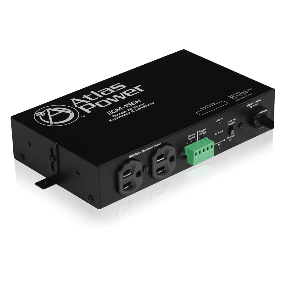 Atlas Sound ECM-15SH 15A AC Power Conditioner and Spike Suppressor (Single Housing) Intercoms AtlasIED