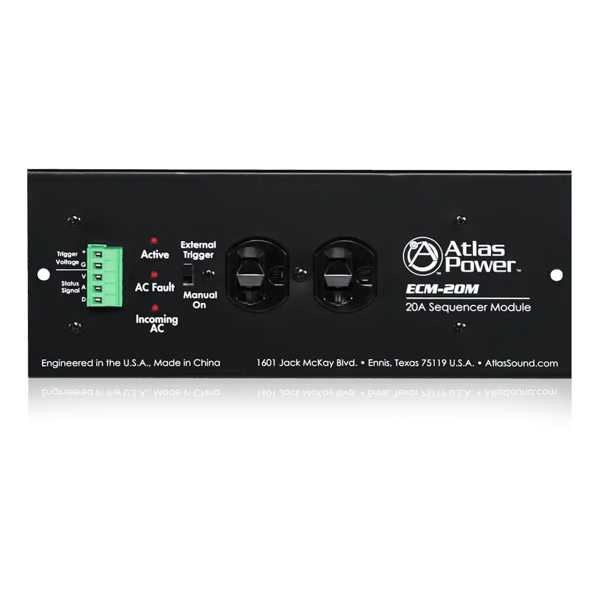 Atlas Sound ECM-20M 20A AC Power Conditioner and Spike Suppressor Intercoms AtlasIED