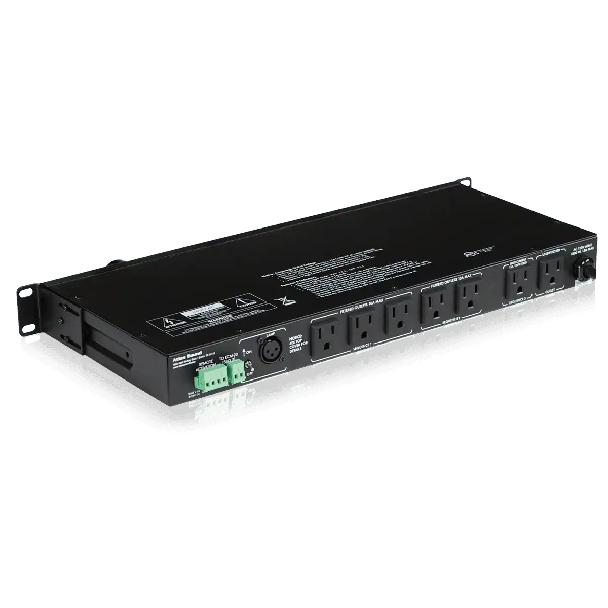 Atlas Sound ECS-3 15A Power Sequencer and Conditioner Intercoms AtlasIED