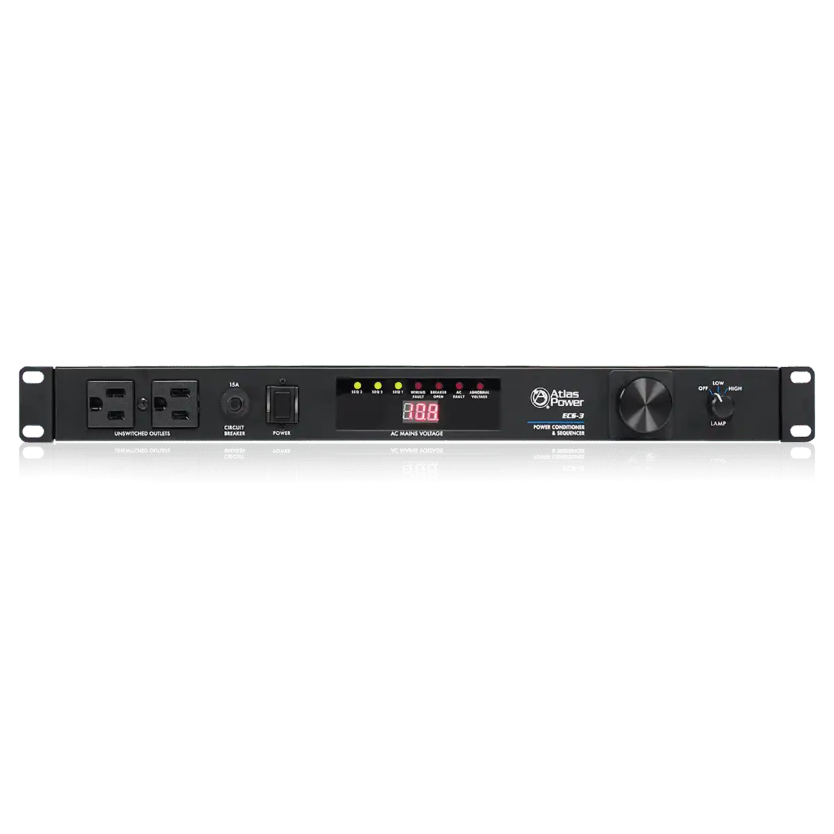 Atlas Sound ECS-3 15A Power Sequencer and Conditioner Intercoms AtlasIED