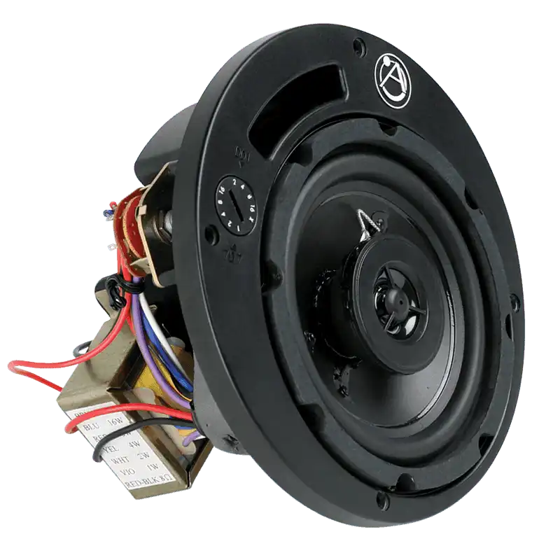 Atlas Sound FA42T-6MB 4" In-Ceiling Coaxial Speaker Motorboard Assembly with 16-Watt 70.7V/100V Transformer Speakers AtlasIED