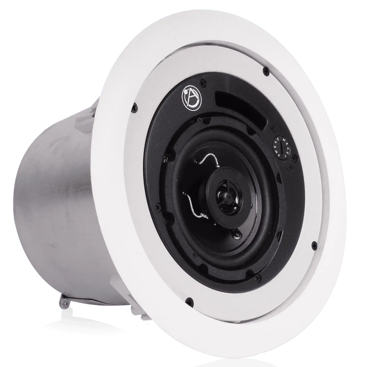 Atlas Sound FAP42T 4" Coaxial In-Ceiling Speaker with 16-Watt 70/100V Transformer and Ported Enclosure (Pair, White) Speakers AtlasIED