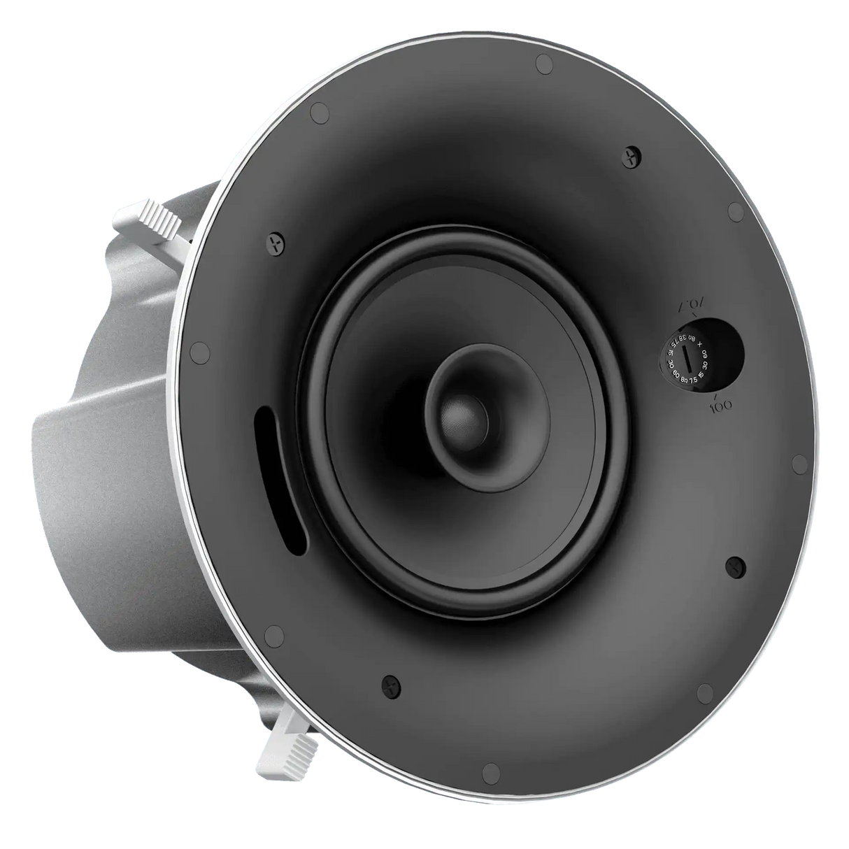 Atlas Sound FAP6260T 6" Coaxial In-Ceiling Speaker with 60-Watt 70/100V Transformer and Ported Enclosure (Pair, White) Speakers AtlasIED
