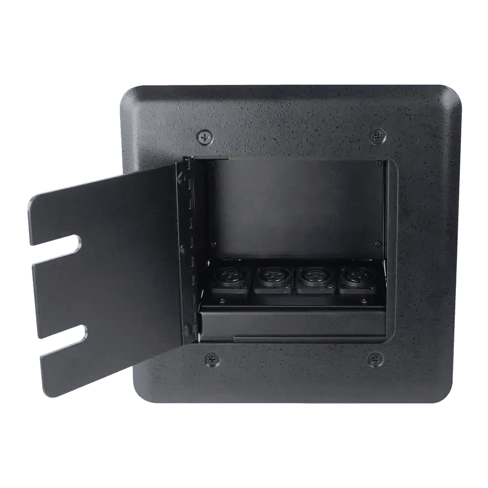 Atlas Sound FB4-XLRF Microphone Outlet Floor Box Intercoms AtlasIED