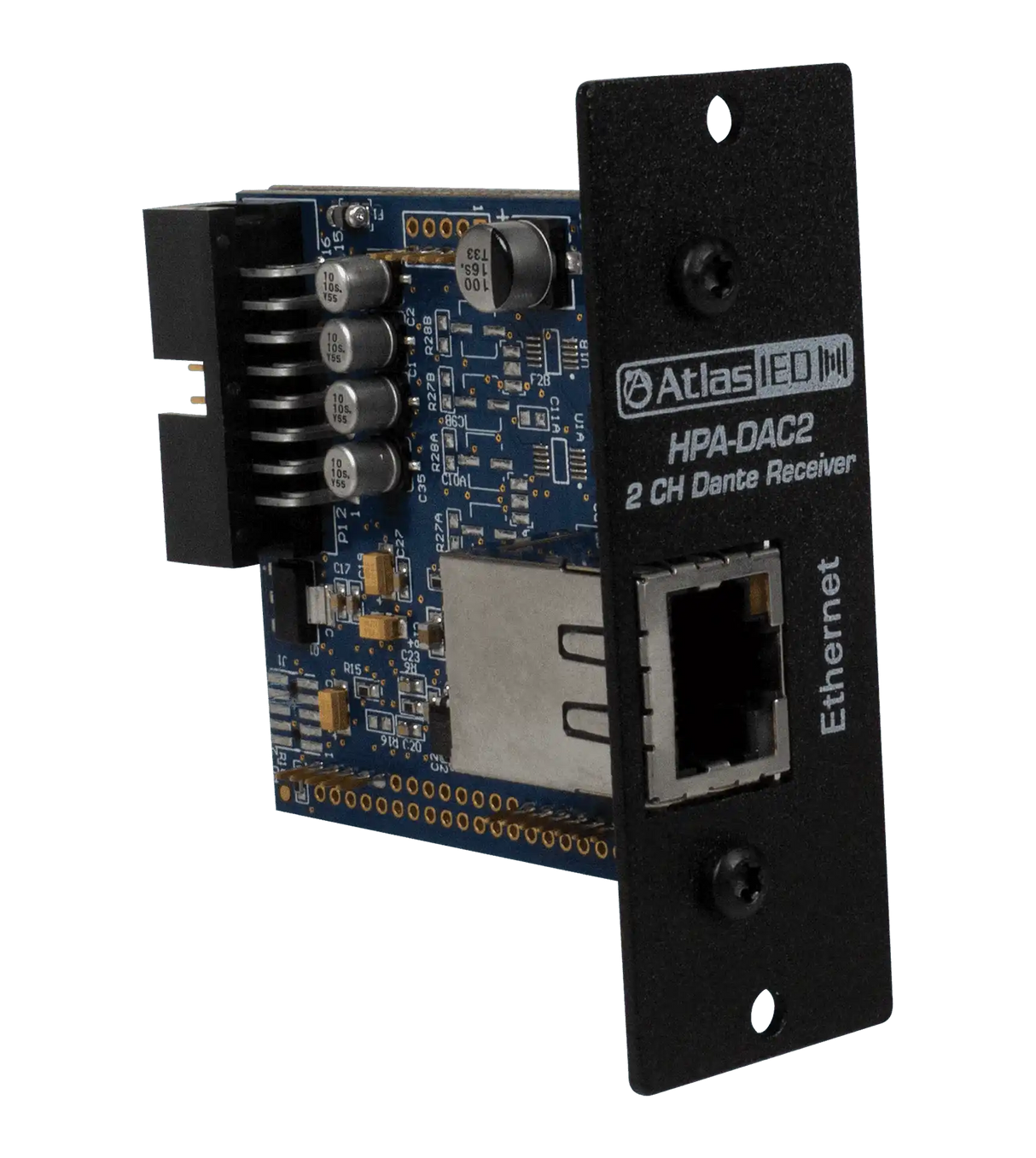 Atlas Sound HPA-DAC2 Two-Input Dante® Accessory Card for HPA Amplifiers Audio Amplifiers AtlasIED