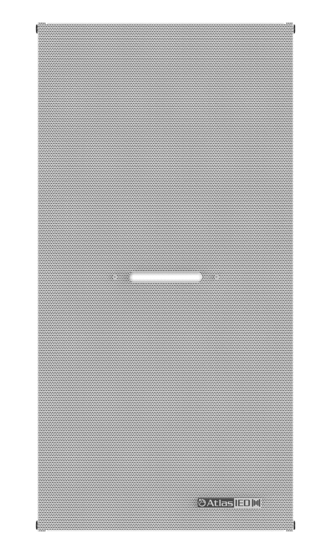 Atlas Sound IP-12SYSM PoE+ Indoor 1' x 2' Suspended Ceiling Mount IP Speaker with Talkback Microphone and LED Flasher Intercoms AtlasIED