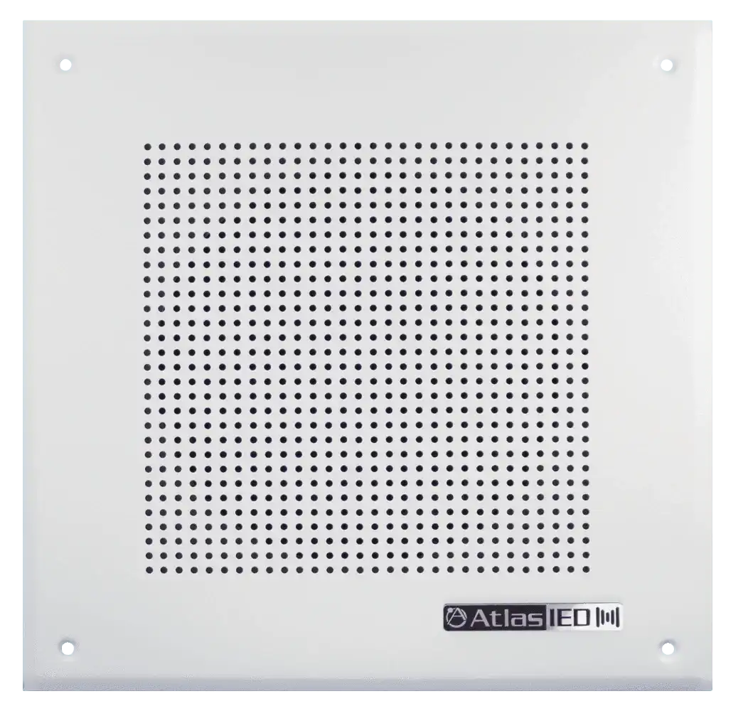 Atlas Sound IP-8SM PoE+ Indoor Wall / Ceiling Mount IP Speaker with Talkback Microphone Intercoms AtlasIED