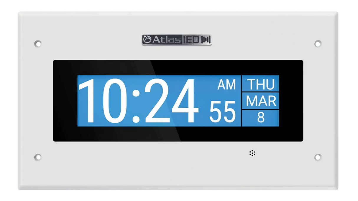 Atlas Sound IP-DM PoE+ Indoor Wall Mount LCD Endpoint with Talkback Microphone Intercoms AtlasIED