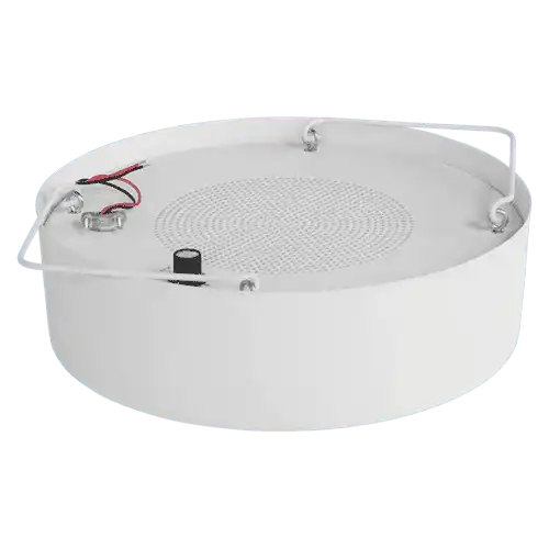 Atlas Sound M1000R-W 8" Dual Cone Sound Masking Speaker with 4-Watt 70V Transformer and Enclosure (White, Round) Sound Masking AtlasIED