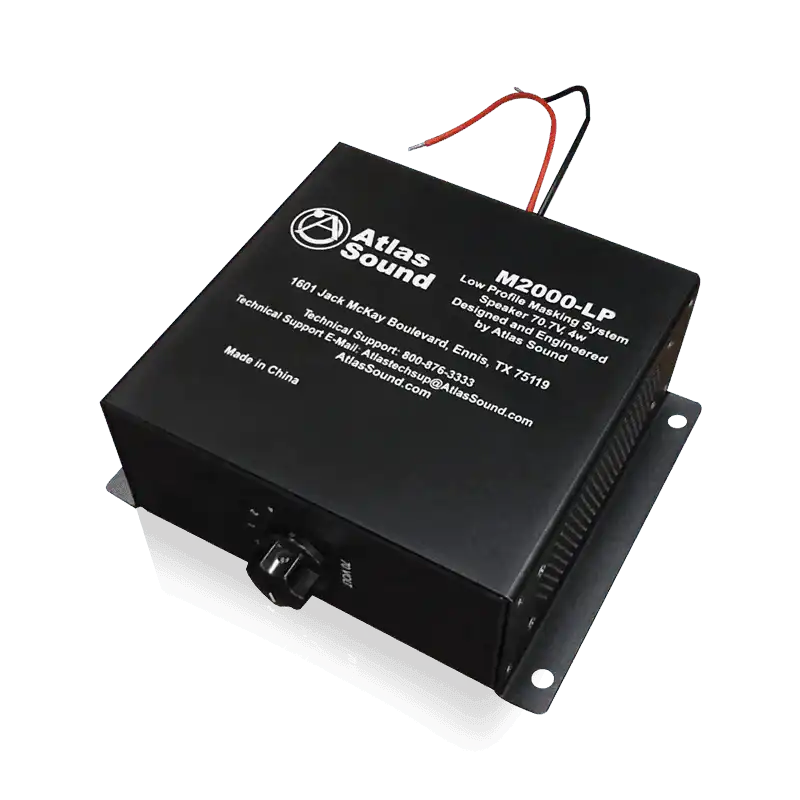 Atlas Sound M2000-SM Surface Mount Sound Masking Transducer Sound Masking AtlasIED