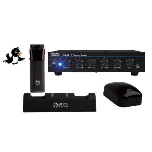 Atlas Sound MAGPIE1-1 Atlas Learn Single MAGPIE Wireless Mic and IR Dome Kit Microphones AtlasIED