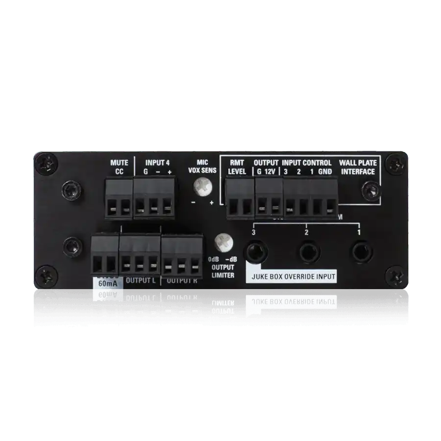 Atlas Sound MIX42RT 4x2 Mic/Line Mixer with Priority Sense and Remote Control Audio Mixers AtlasIED