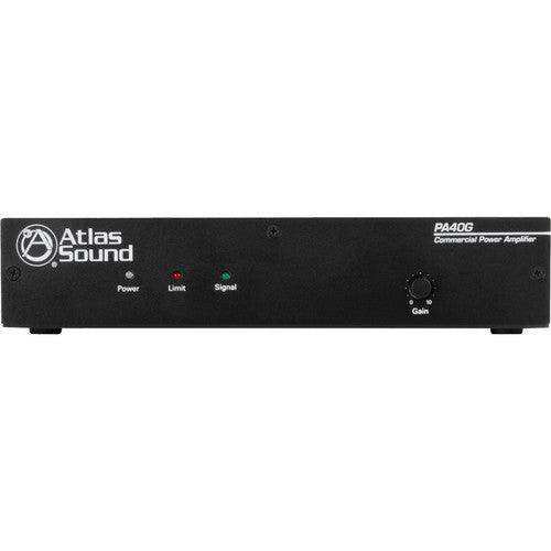 Atlas Sound PA40G 40W Single Channel Power Amplifier with Global Power Supply Audio Amplifiers AtlasIED