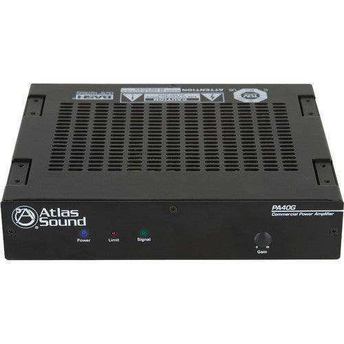 Atlas Sound PA40G 40W Single Channel Power Amplifier with Global Power Supply Audio Amplifiers AtlasIED