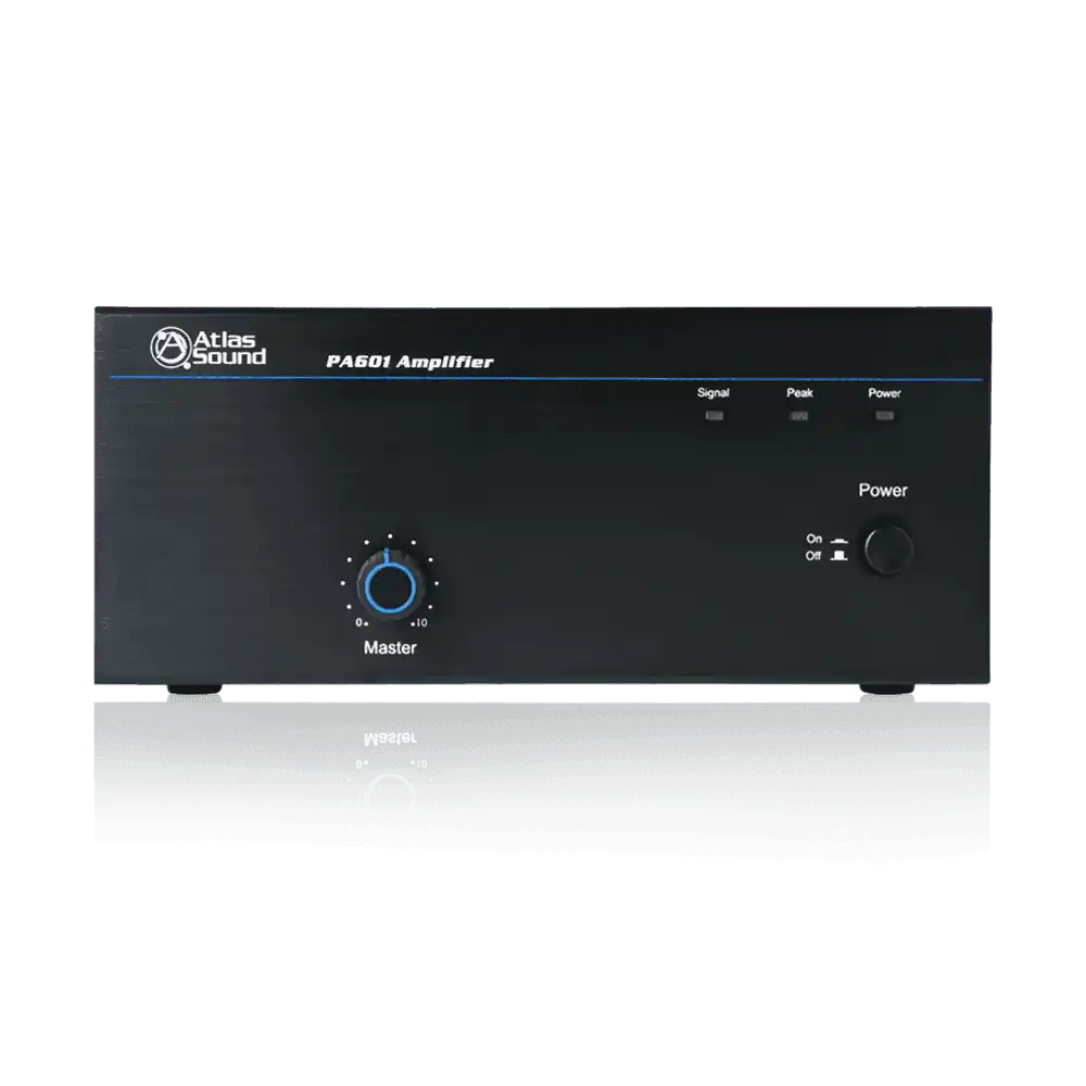 Atlas Sound PA601 Single Channel, 60-Watt Power Amplifier Audio Amplifiers AtlasIED