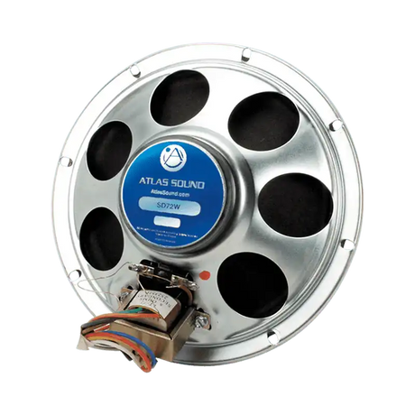 Atlas Sound SD72 8" Dual Cone Loudspeaker with 25V/70.7-5W Transformer Speakers AtlasIED