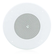 Atlas Sound SD72W 8" Dual Cone Loudspeaker with Transformer and Model 62-8 Baffle System (White) Speakers AtlasIED