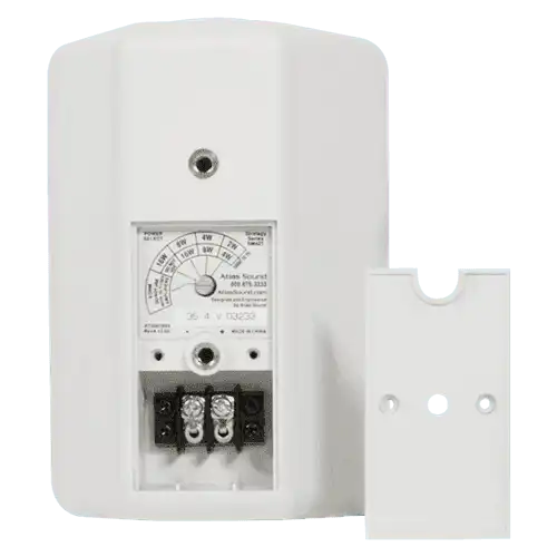 Atlas Sound SM42T-WH 4" 2-Way Weather Resisant Speaker (Pair, White) Speakers AtlasIED