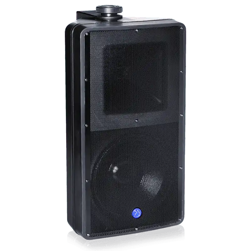 Atlas Sound SM82T-B 8" 2-Way All Weather Speaker with 60-Watt 70V/100V Transformer (Black) Speakers AtlasIED