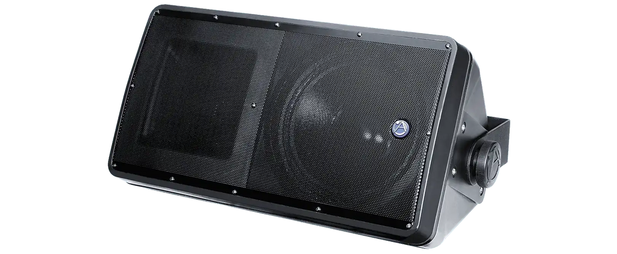 Atlas Sound SM82T-B 8" 2-Way All Weather Speaker with 60-Watt 70V/100V Transformer (Black) Speakers AtlasIED