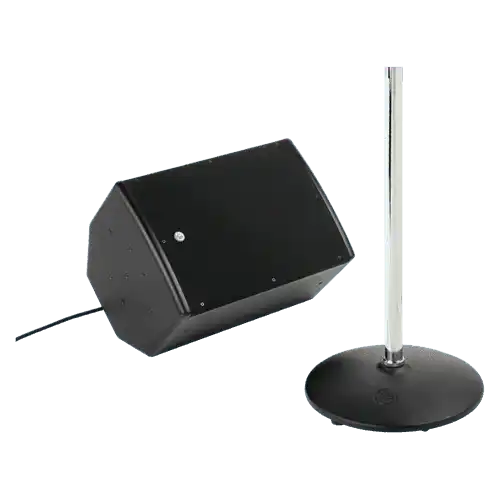 Atlas Sound SM8CXT-B 8" 2-Way Compression Driver Coaxial Surface Mount Speaker with 60-Watt 70V Transformer (Black) Speakers AtlasIED