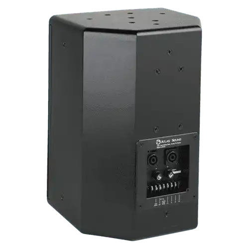 Atlas Sound SM8CXT-B 8" 2-Way Compression Driver Coaxial Surface Mount Speaker with 60-Watt 70V Transformer (Black) Speakers AtlasIED