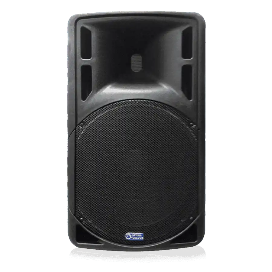 Atlas Sound SMP-15 15" 2-Way Passive Portable Speaker (Black) Speakers AtlasIED