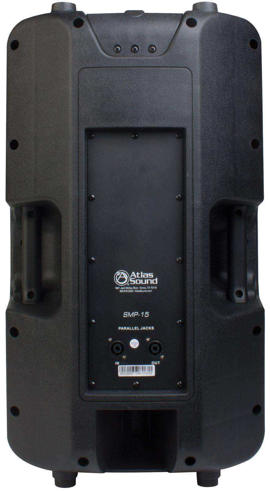 Atlas Sound SMP-15 15" 2-Way Passive Portable Speaker (Black) Speakers AtlasIED