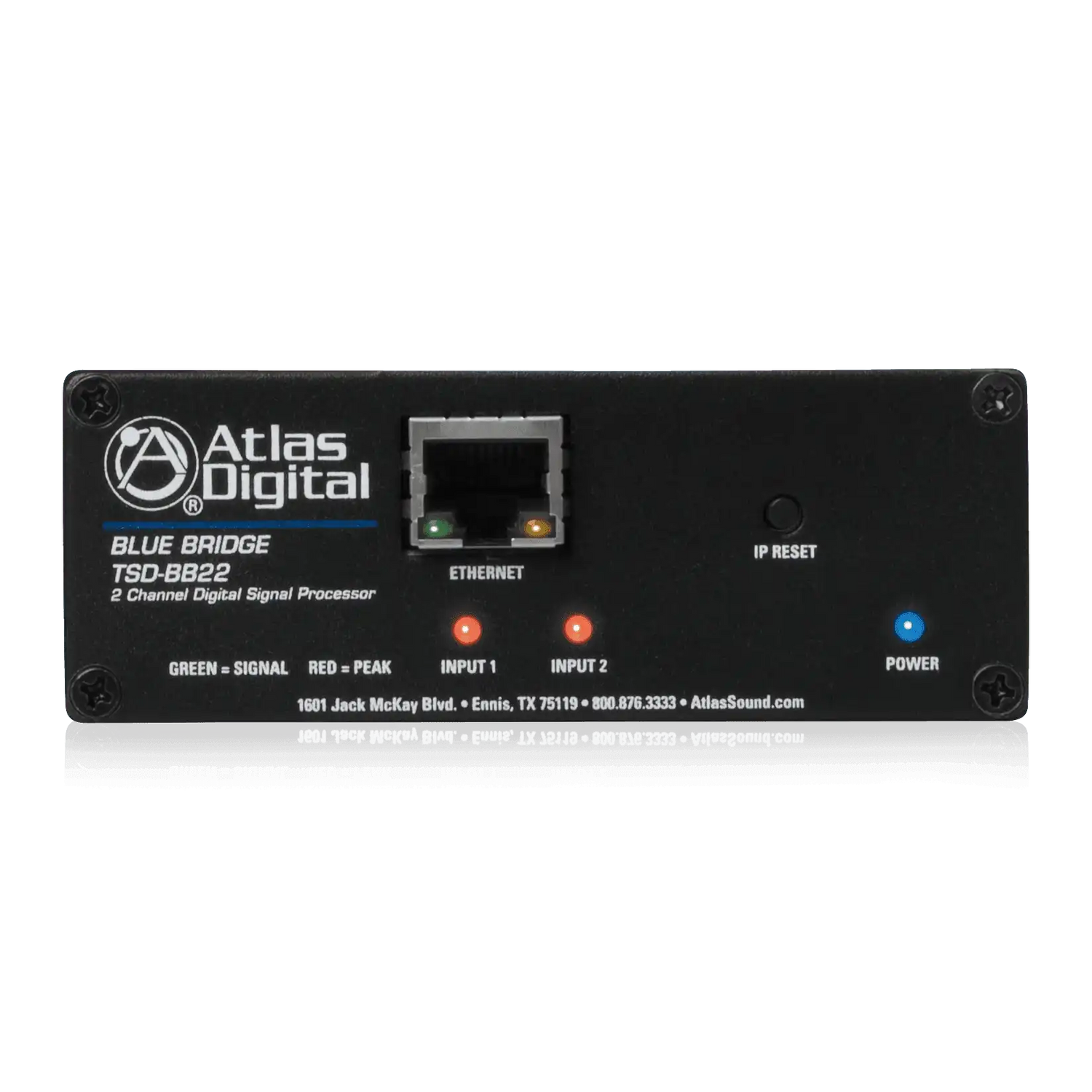 Atlas Sound TSD-BB22 2 Input x 2 Output DSP Audio Processor Audio Mixers AtlasIED