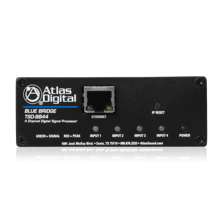 Atlas Sound TSD-BB44 4 Input x 4 Output DSP Audio Processor Audio Mixers AtlasIED