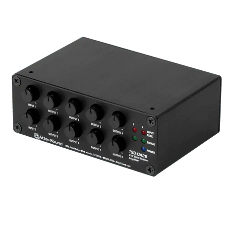 Atlas Sound TSD-DA28 2 x 8 Distribution Amplifier Audio Amplifiers AtlasIED