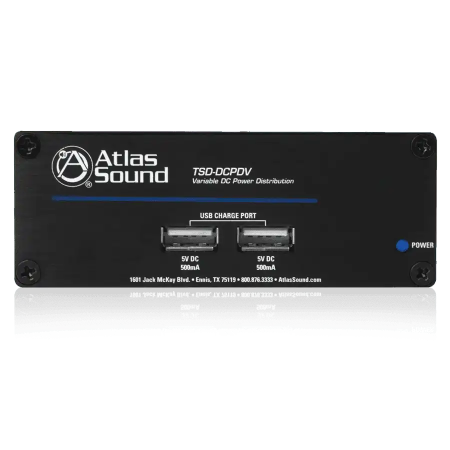 Atlas Sound TSD-DCPDV Variable DC Power Distribution Intercoms AtlasIED