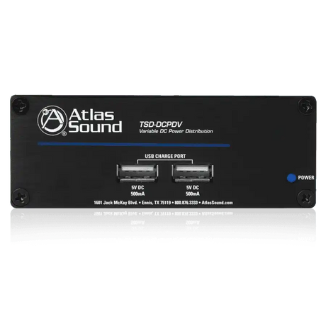 Atlas Sound TSD-DCPDV Variable DC Power Distribution Intercoms AtlasIED