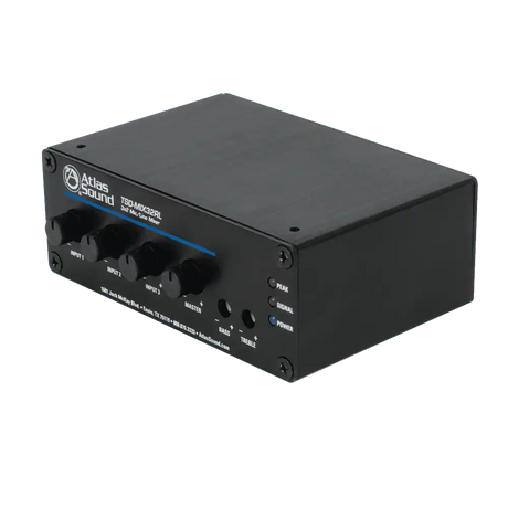 Atlas Sound TSD-MIX32RL 3x2 Stereo Line Mixer with Remote Level Audio Mixers AtlasIED