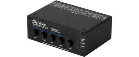 Atlas Sound TSD-MIX41 4 x 1 Mic/Line Mixer Audio Mixers AtlasIED