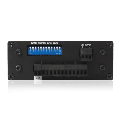 Atlas Sound TSD-MIX41 4 x 1 Mic/Line Mixer Audio Mixers AtlasIED