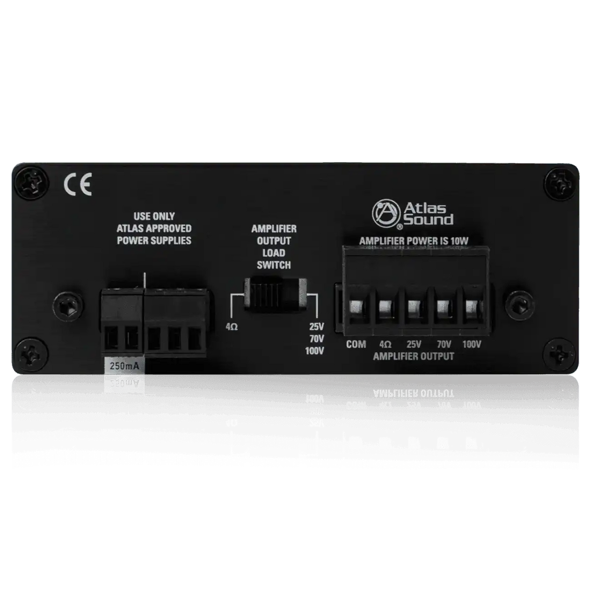 Atlas Sound TSD-PA10VG 10W Mono 4/25V/70.7V/100V Power Amplifier Audio Amplifiers AtlasIED
