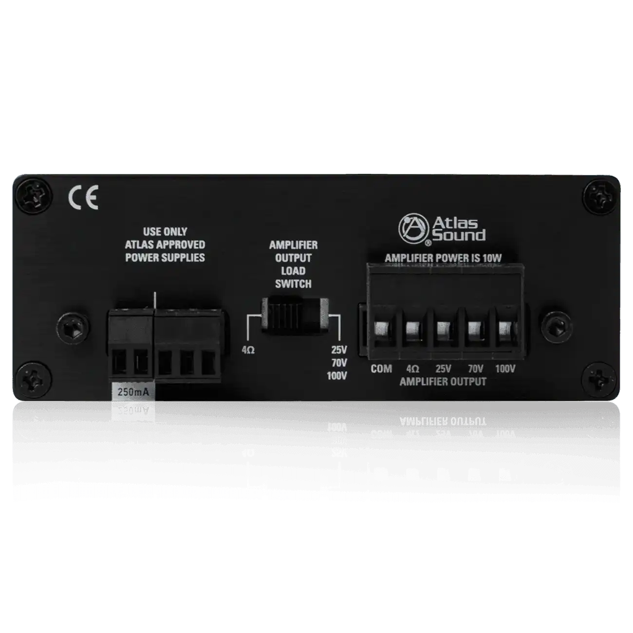 Atlas Sound TSD-PA10VG 10W Mono 4/25V/70.7V/100V Power Amplifier Audio Amplifiers AtlasIED
