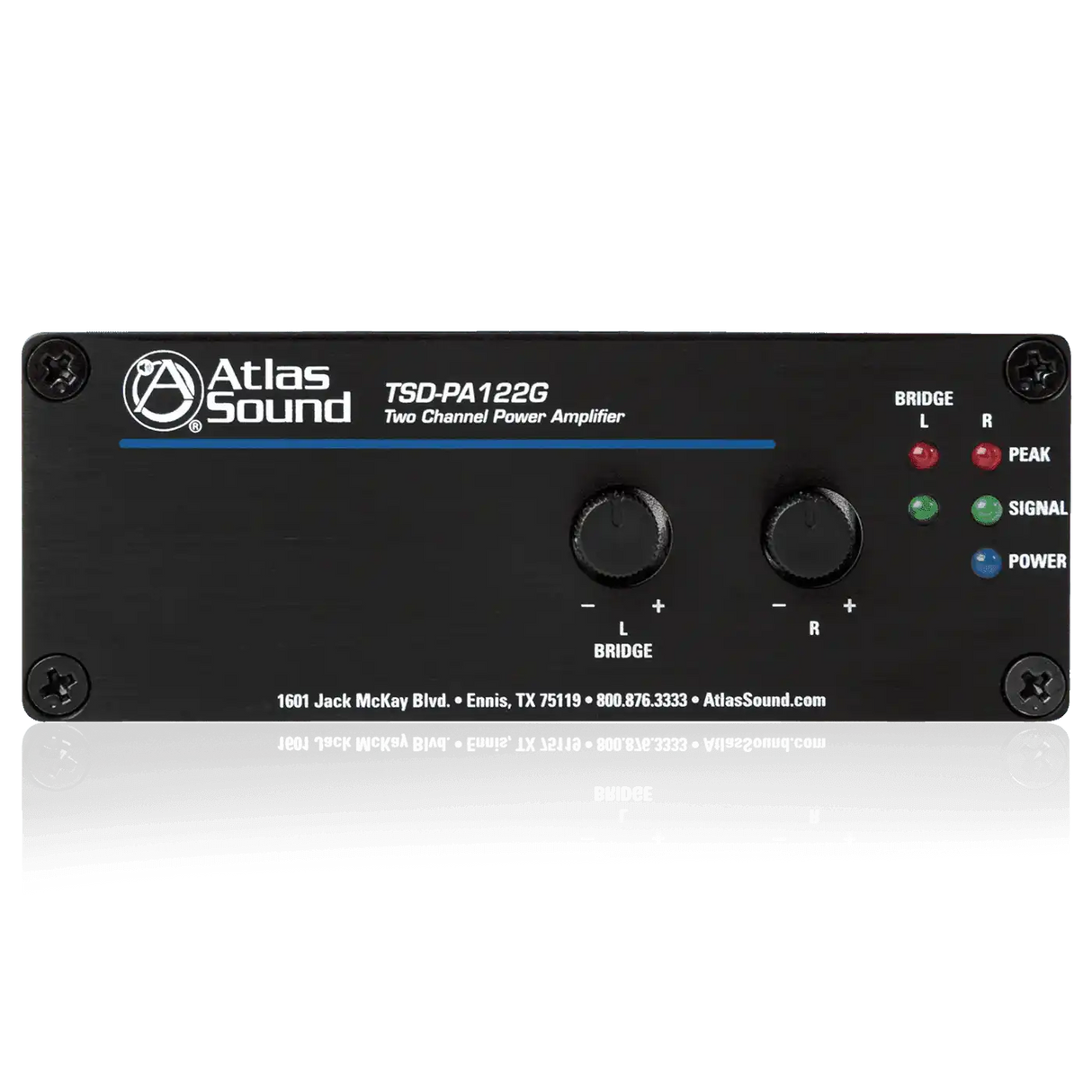 Atlas Sound TSD-PA122G 12W x 2 4 2-Channel Power Amplifier Audio Amplifiers AtlasIED