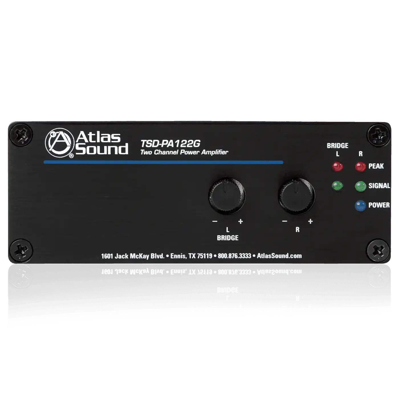 Atlas Sound TSD-PA122G 12W x 2 4 2-Channel Power Amplifier Audio Amplifiers AtlasIED