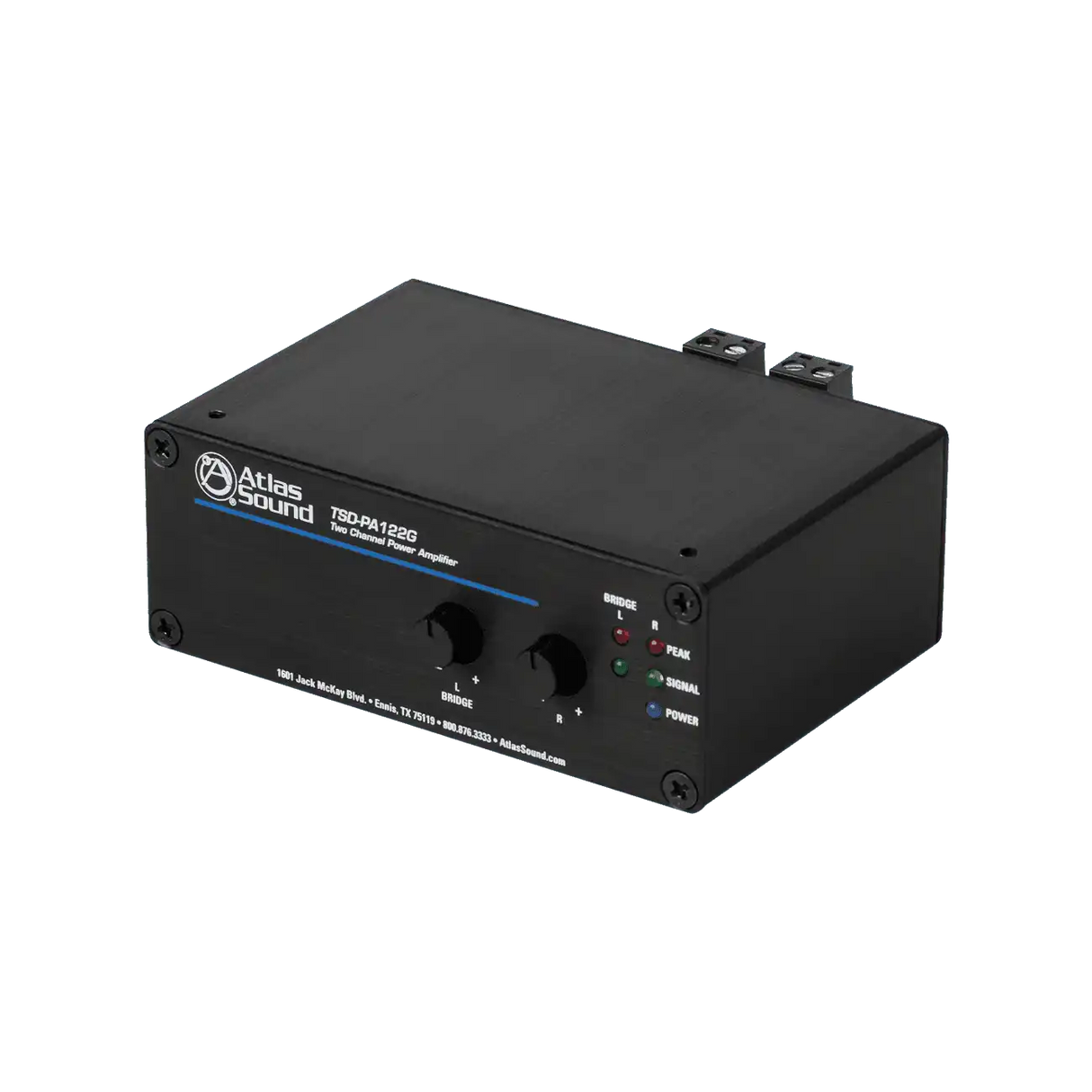 Atlas Sound TSD-PA122G 12W x 2 4 2-Channel Power Amplifier Audio Amplifiers AtlasIED