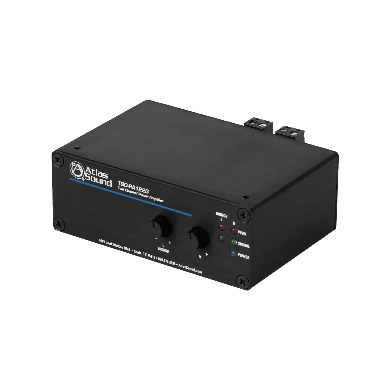 Atlas Sound TSD-PA122G 12W x 2 4 2-Channel Power Amplifier Audio Amplifiers AtlasIED