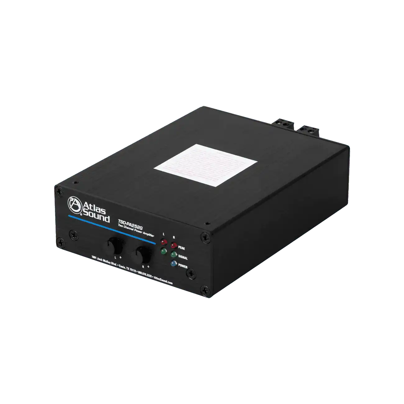 Atlas Sound TSD-PA252G 25W x 2 @ 4 OHMS Two Channel Power Amplifier Audio Amplifiers AtlasIED