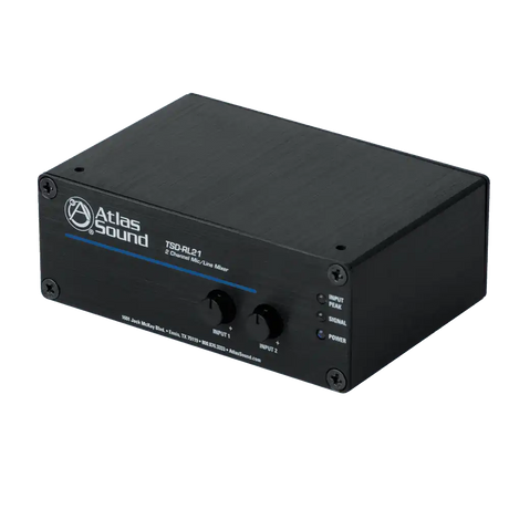 Atlas Sound TSD-RL21 Two Channel Mixer Audio Mixers AtlasIED