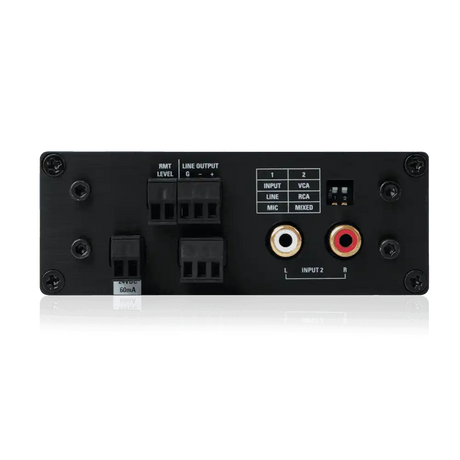 Atlas Sound TSD-RL21 Two Channel Mixer Audio Mixers AtlasIED
